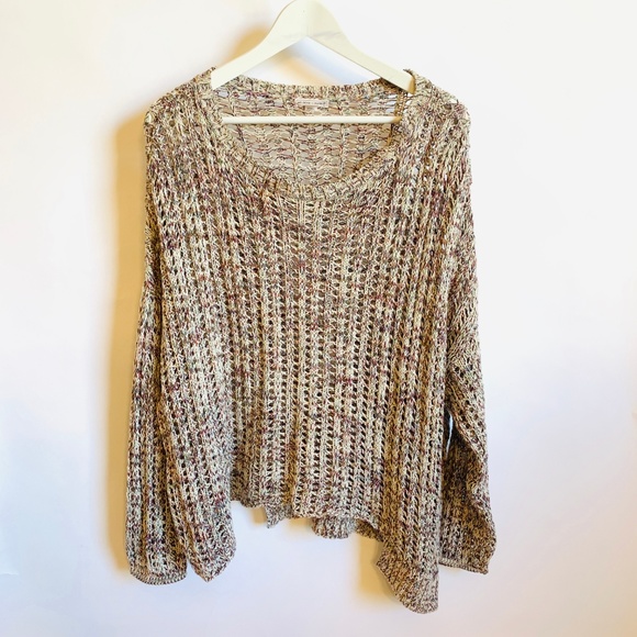 Melrose and Market 1X Long Sleeve Knit Sweater - Picture 7 of 7